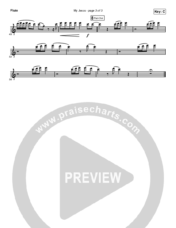 My Jesus (Instrument Solo) Flute Solo (Anne Wilson)