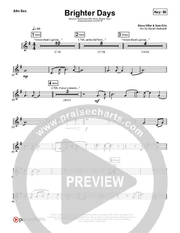 Brighter Days Alto Sax (Blessing Offor)