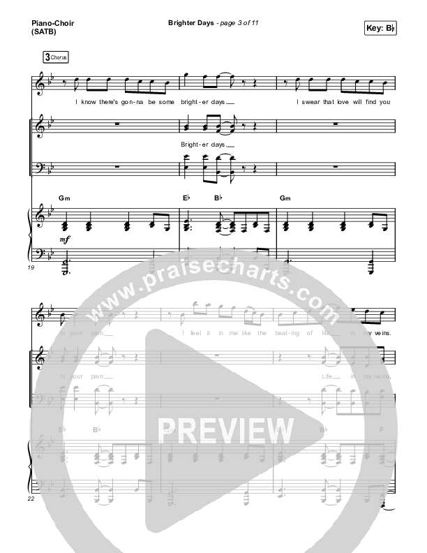 Brighter Days Piano/Vocal (Print Only) (Blessing Offor)