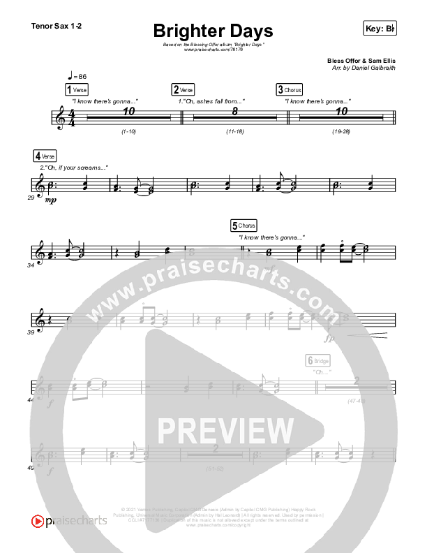 Brighter Days Sax Pack (Blessing Offor)