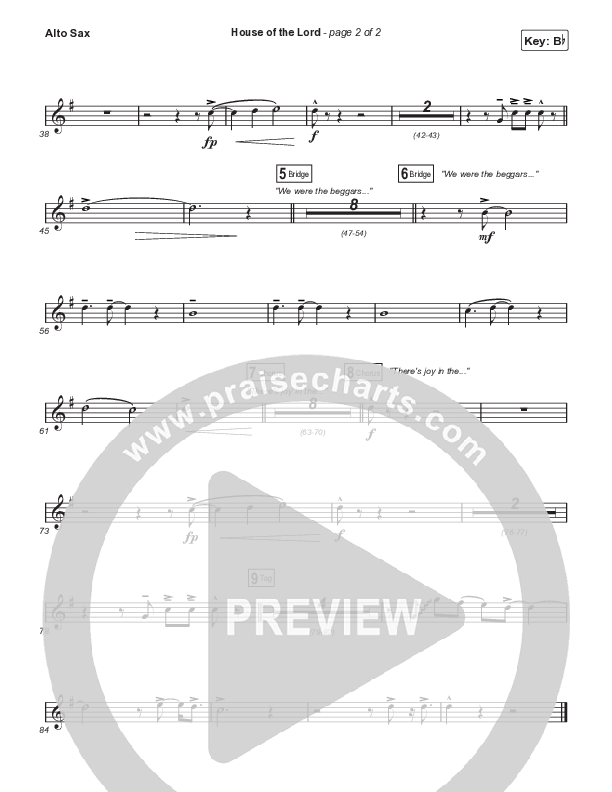 House Of The Lord (Choral Anthem SATB) Sax Pack (Signature Sessions / Arr. Mason Brown)