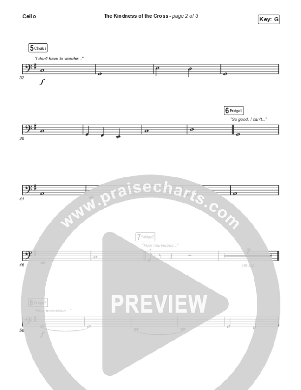 The Kindness Of The Cross Cello (Travis Cottrell)