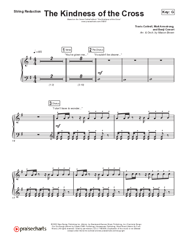 The Kindness Of The Cross String Reduction (Travis Cottrell)