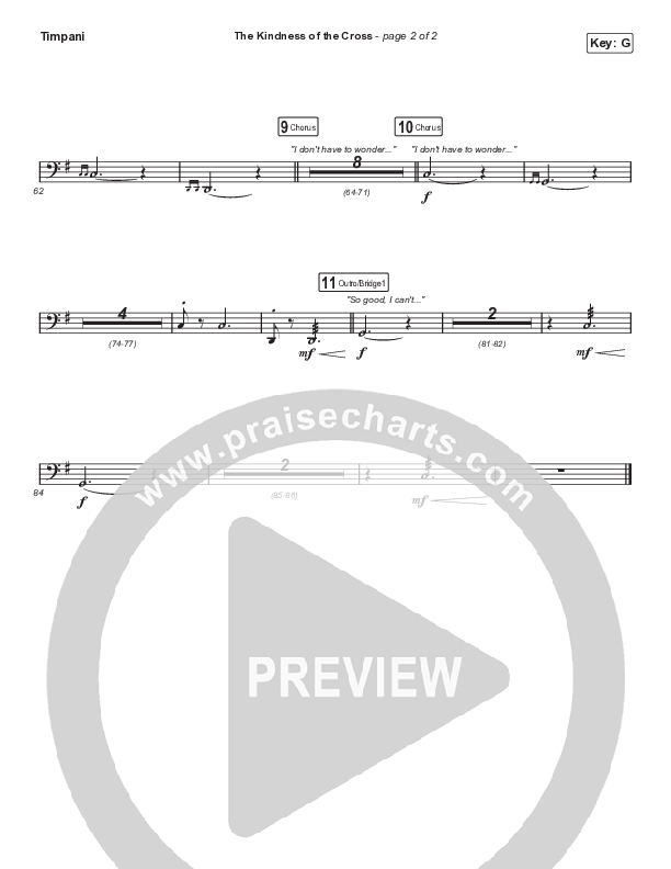The Kindness Of The Cross Timpani (Travis Cottrell)