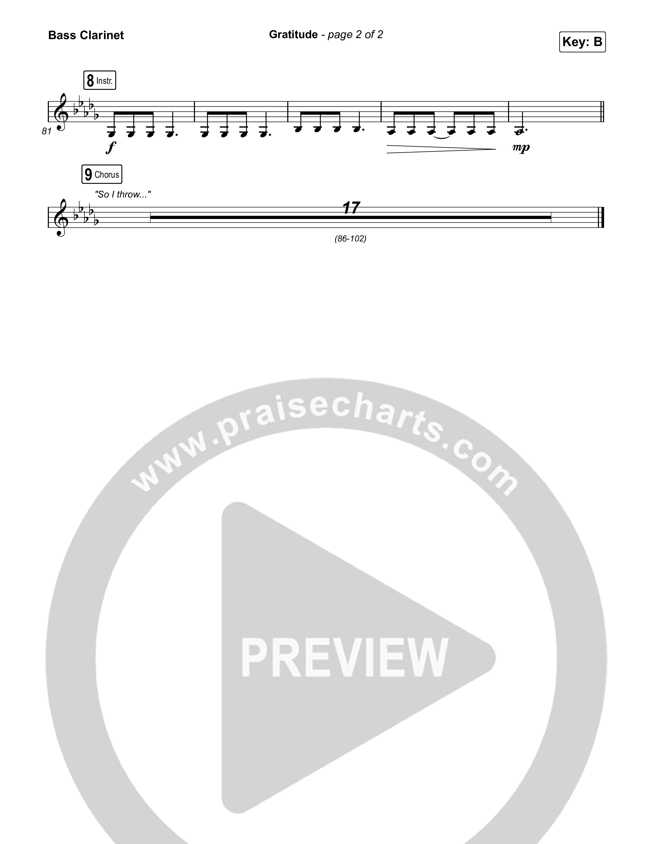 Gratitude Bass Clarinet (I Am They / Cheyenne Mitchell)