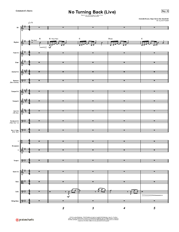 No Turning Back (Live) Orchestration (The Belonging Co / Hope Darst)