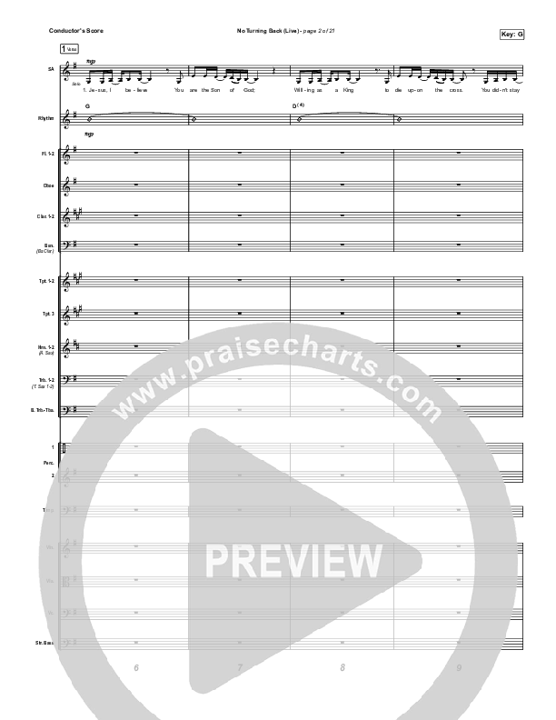 No Turning Back (Live) Orchestration (The Belonging Co / Hope Darst)