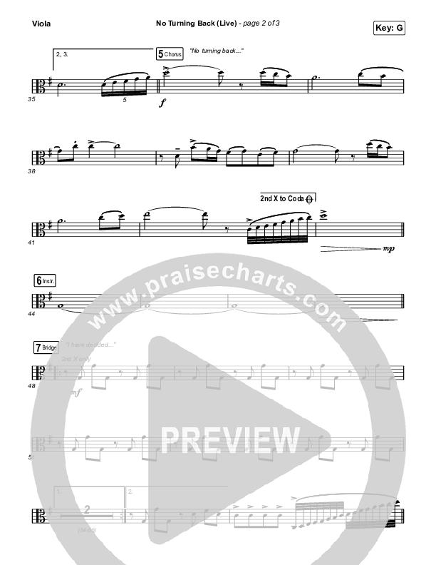 No Turning Back (Live) Viola (The Belonging Co / Hope Darst)