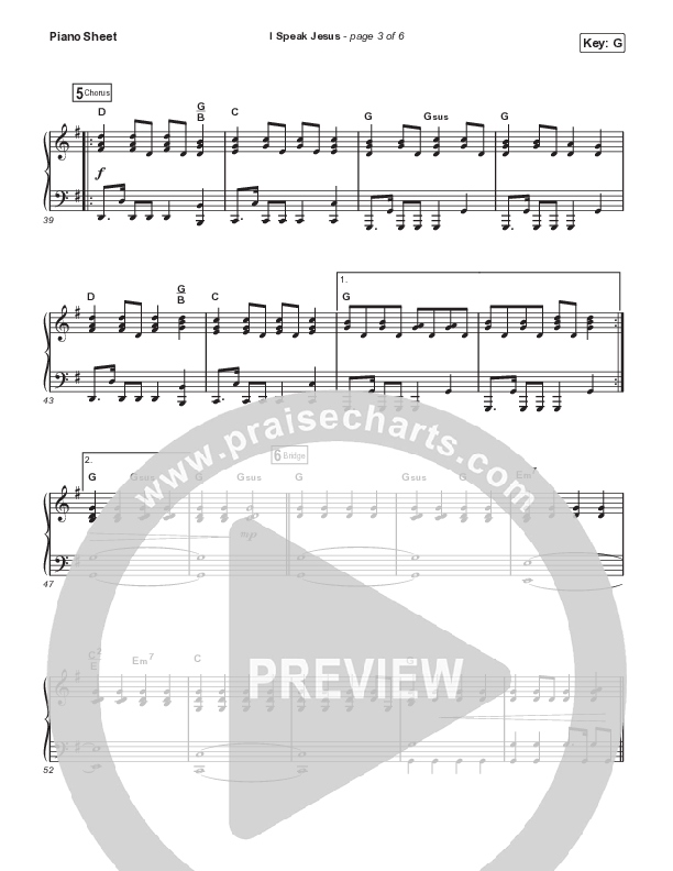 I Speak Jesus (Worship Choir SAB) Piano Sheet (Shylo Sharity / Signature Sessions / Arr. Mason Brown)