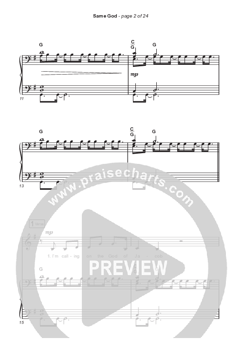 Same God (Worship Choir SAB) Octavo (SAB & Pno) (Signature Sessions / Arr. Mason Brown)