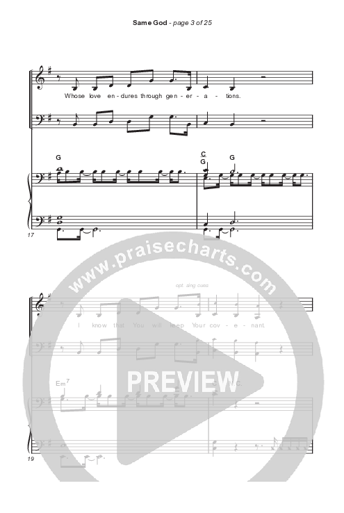 Same God (Sing It Now SATB) Octavo (SATB & Pno) (Signature Sessions / Arr. Mason Brown)
