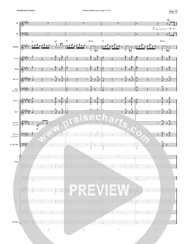 House Of The Lord (Sing It Now SATB) Orchestration (Signature Sessions / Arr. Mason Brown)
