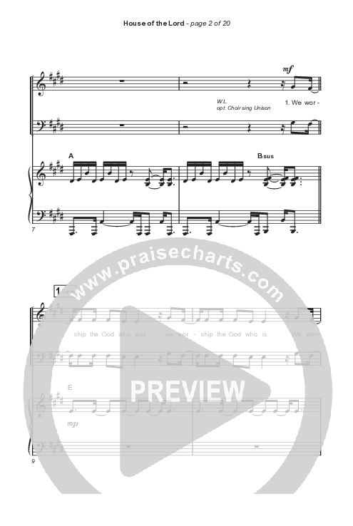 House Of The Lord (Sing It Now SATB) Octavo (SATB & Pno) (Signature Sessions / Arr. Mason Brown)