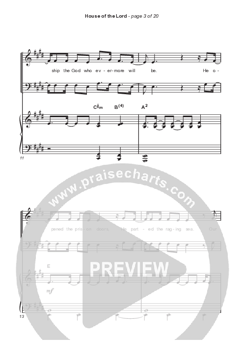 House Of The Lord (Sing It Now SATB) Octavo (SATB & Pno) (Signature Sessions / Arr. Mason Brown)