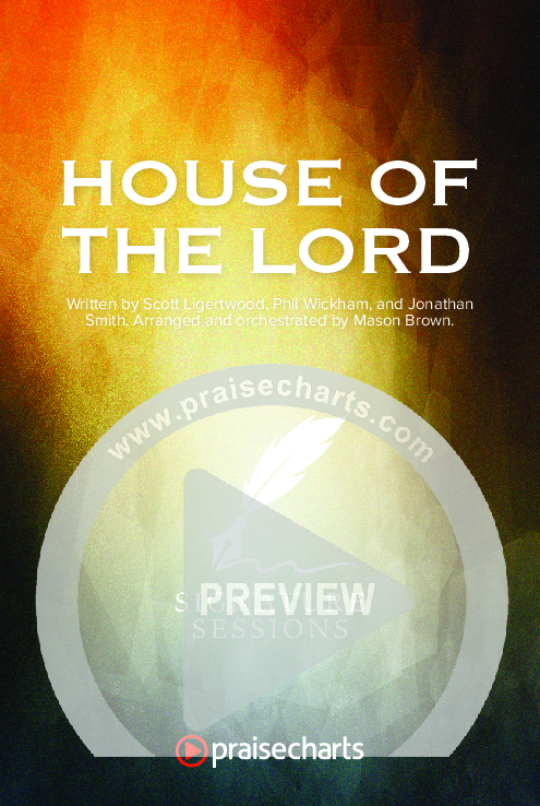 House Of The Lord (Worship Choir SAB) Octavo Cover Sheet (Signature Sessions / Arr. Mason Brown)