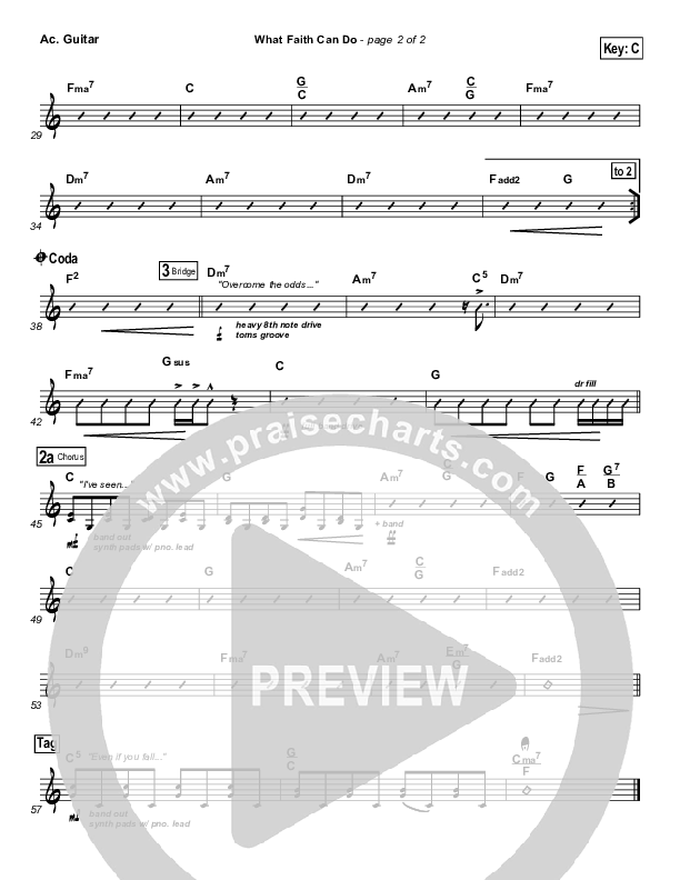 What Faith Can Do Acoustic Guitar (Kutless)