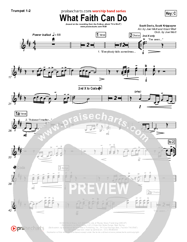 What Faith Can Do Trumpet 1,2 (Kutless)