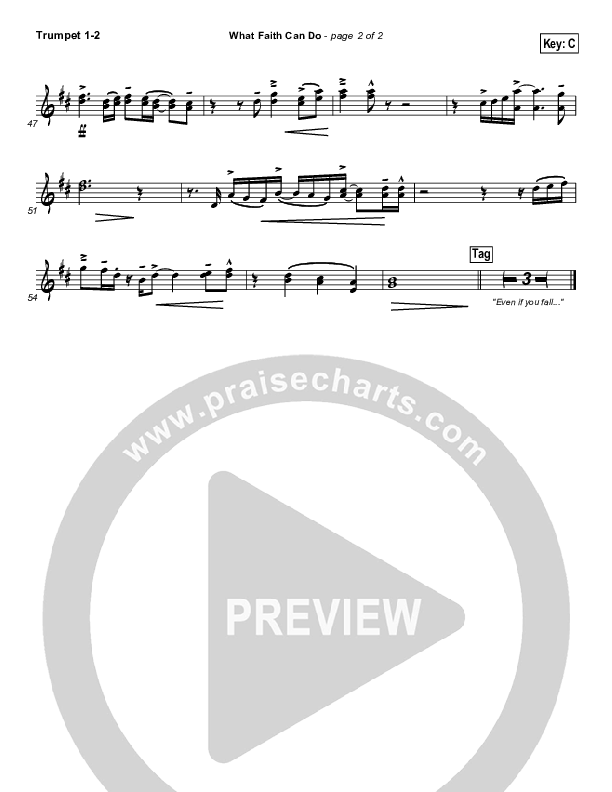 What Faith Can Do Trumpet 1,2 (Kutless)