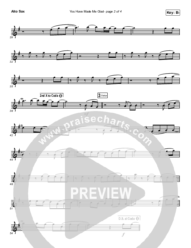 You Have Made Me Glad (Instrument Solo) Alto Sax Solo (Charity Gayle)