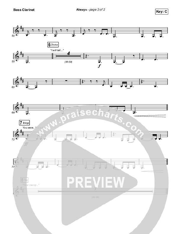 Always Bass Clarinet (Chris Tomlin)