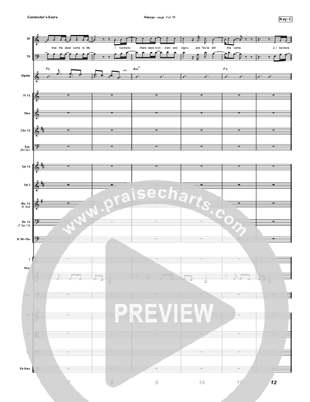 Always Conductor's Score (Chris Tomlin)