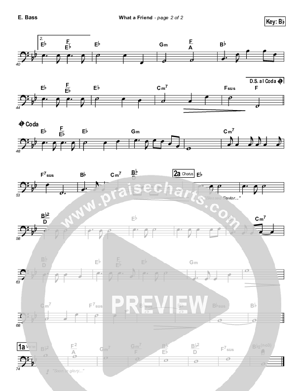 What A Friend Bass Guitar (Mary Kay Henderson / Brad Henderson)