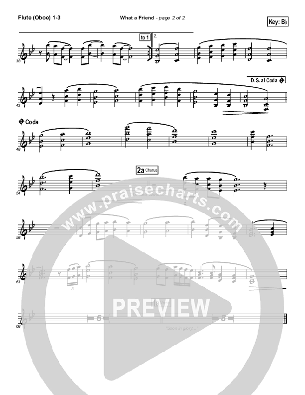 What A Friend Flute/Oboe 1/2/3 (Mary Kay Henderson / Brad Henderson)