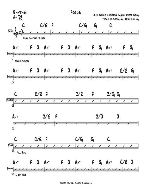 Focus Rhythm Chart (Central Live)