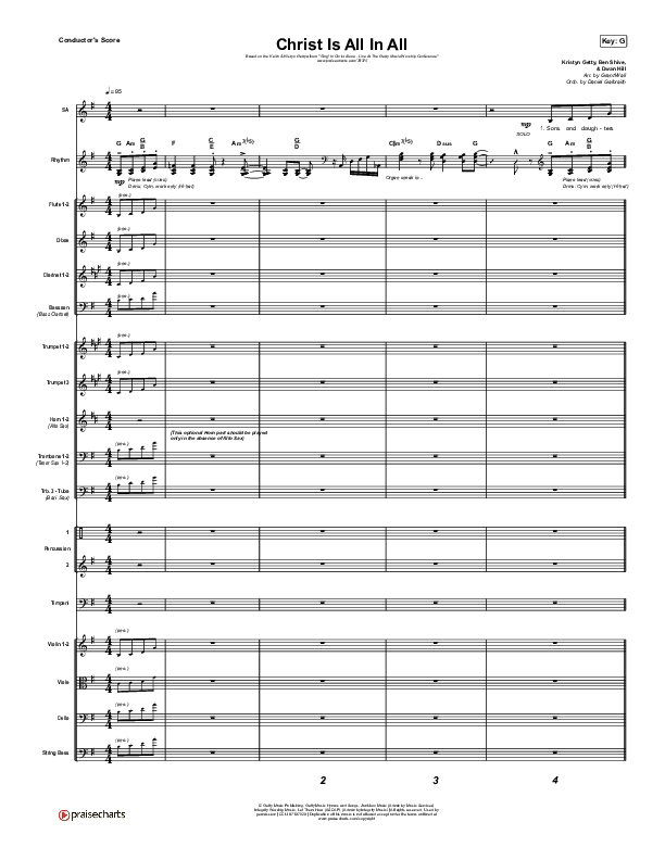 Christ Is All In All (Live) Orchestration (Keith & Kristyn Getty)