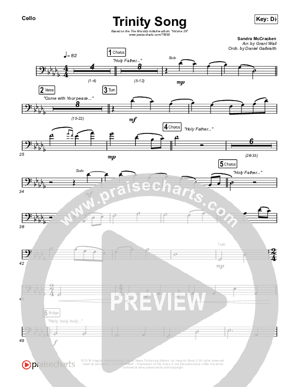Trinity Song Cello (The Worship Initiative)