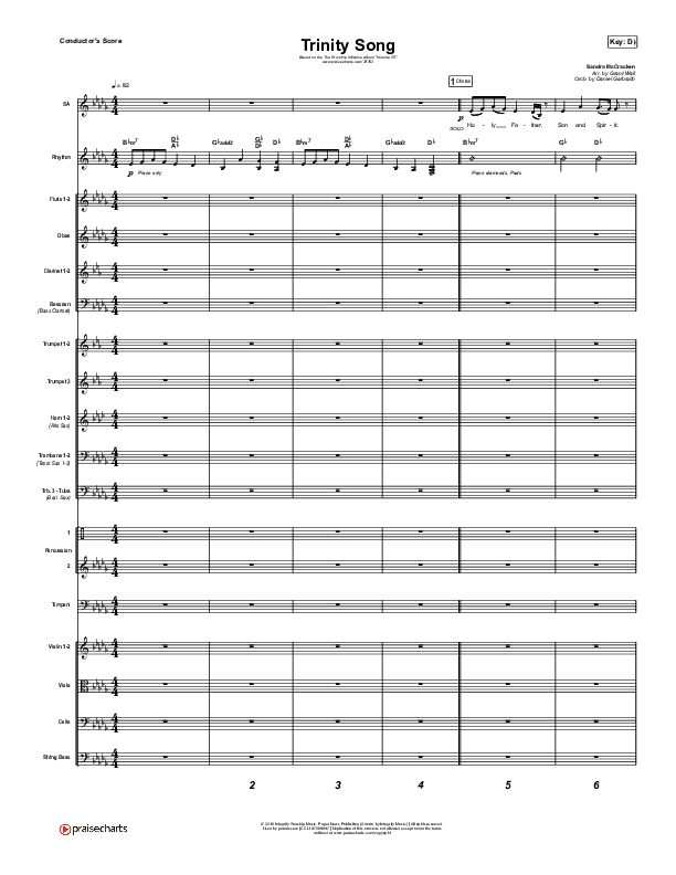 Trinity Song Conductor's Score (The Worship Initiative)