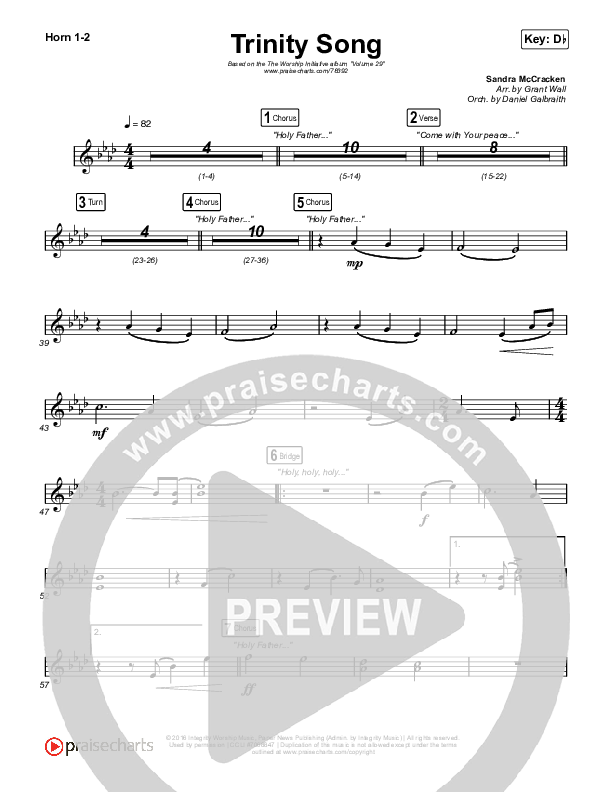 Trinity Song Brass Pack (The Worship Initiative)