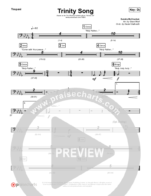Trinity Song Timpani (The Worship Initiative)