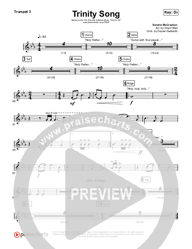 Trinity Song Trumpet 3 (The Worship Initiative)