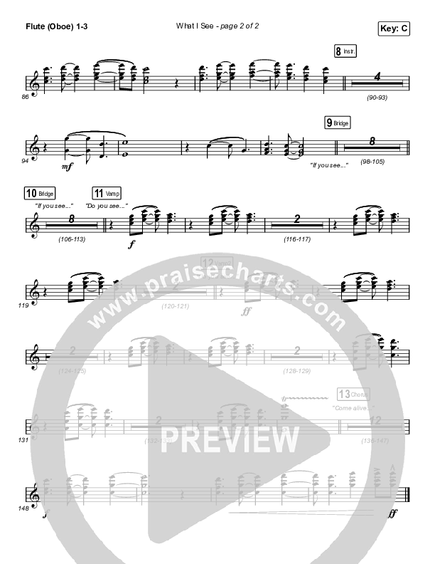 What I See (Choral Anthem SATB) Wind Pack (Elevation Worship / Arr. Mason Brown)