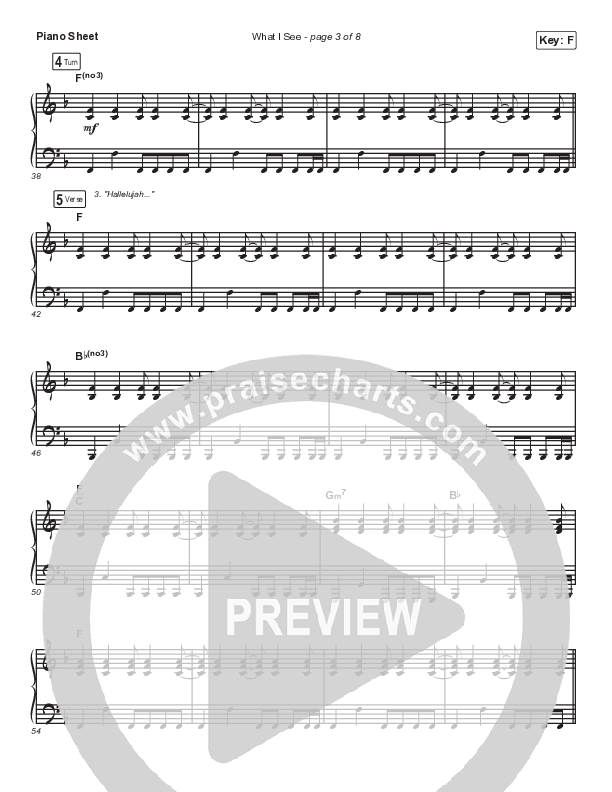 What I See (Worship Choir SAB) Piano Sheet (Elevation Worship / Chris Brown / Arr. Mason Brown)