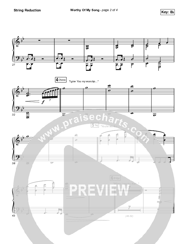 Worthy Of My Song (Sing It Now SATB) String Reduction (Phil Wickham / Arr. Mason Brown)