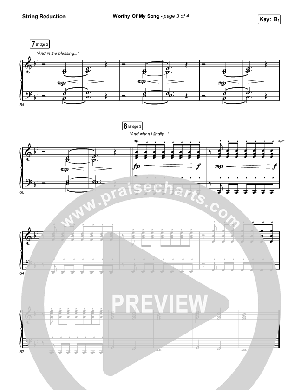 Worthy Of My Song (Sing It Now SATB) String Reduction (Phil Wickham / Arr. Mason Brown)