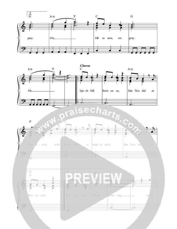 Pentecost Choir Sheet (SAT) (Mitch Wong)