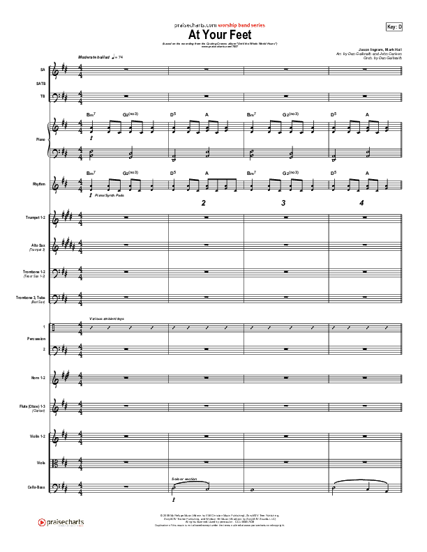 At Your Feet Orchestration (Casting Crowns)