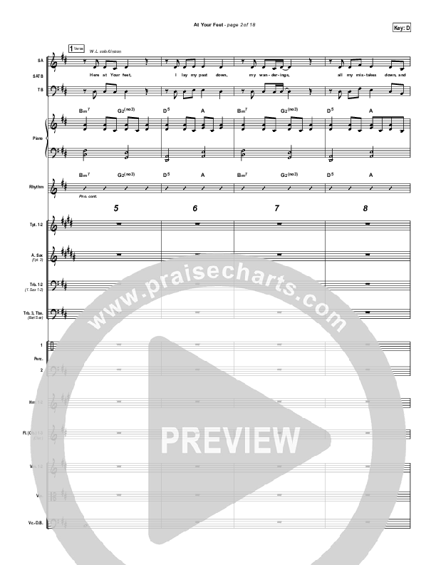 At Your Feet Orchestration (Casting Crowns)