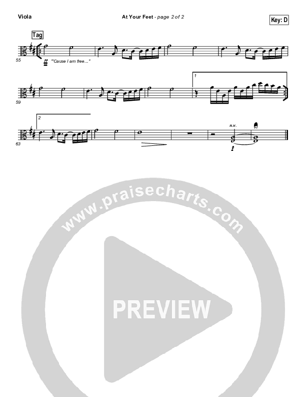 At Your Feet Viola (Casting Crowns)