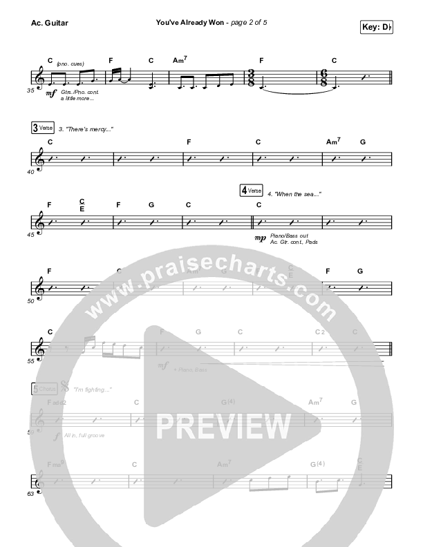 You've Already Won (YouTube) Acoustic Guitar (Shane & Shane)