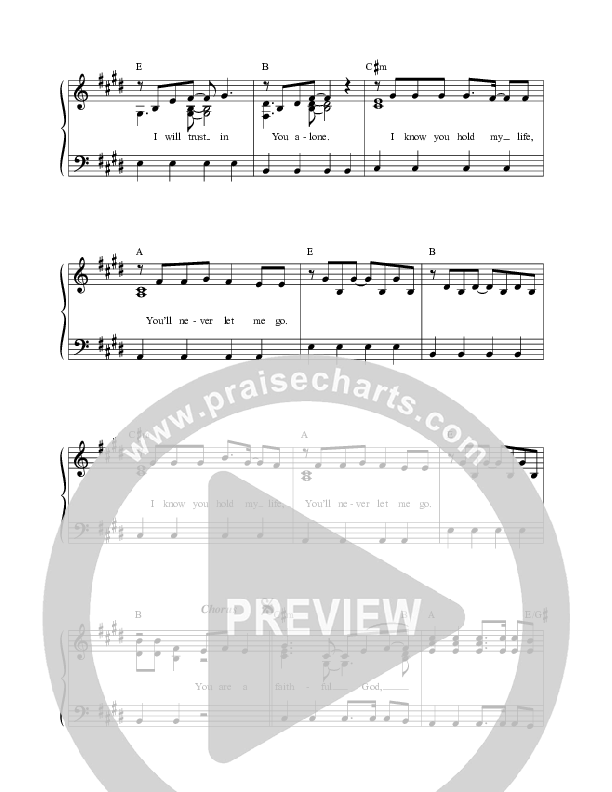 Faithful God Lead Sheet (SAT) (ICF Worship)