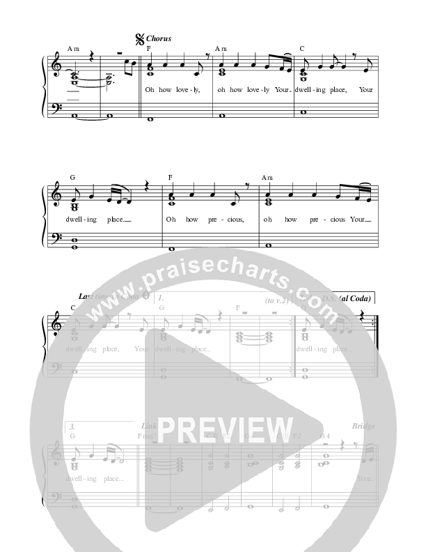 Your Dwelling Place Lead Sheet (SAT) (Vineyard Worship / Annabeth Morgan)