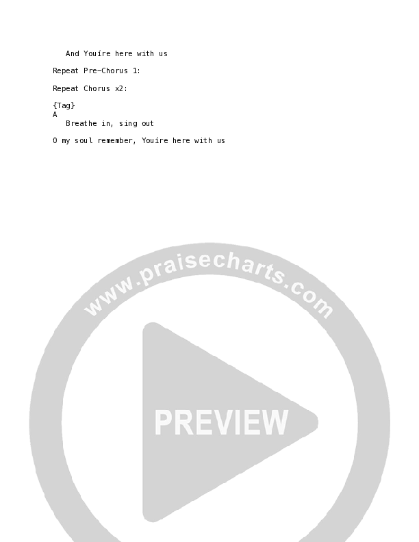 Breathe In Sing Out Chord Chart (Vineyard Worship / Kyle Howard)