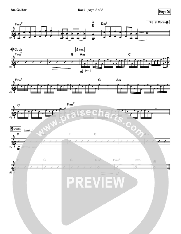 Noel (Sing It Now SATB) Acoustic Guitar (Lauren Daigle / Arr. Mason Brown)