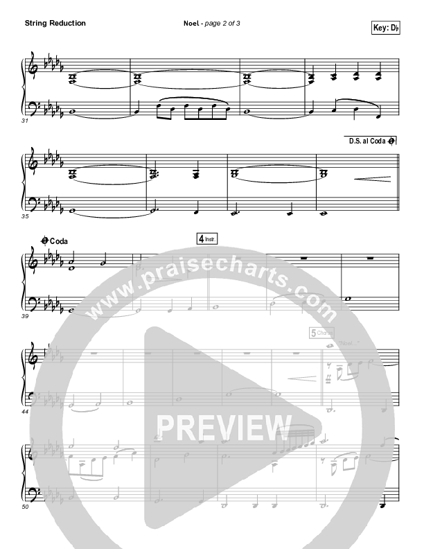 Noel (Unison/2-Part Choir) String Reduction (Lauren Daigle / Arr. Mason Brown)