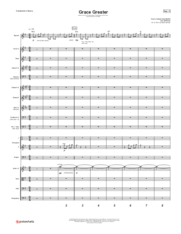 Grace Greater Conductor's Score (Travis Cottrell)