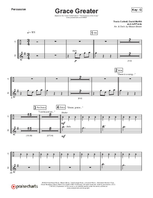 Grace Greater Percussion (Travis Cottrell)